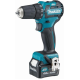 Дрель-шуруповерт аккумуляторная ударная Makita CXT HP332DWME, в кейсе