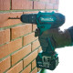 Дрель-шуруповерт аккумуляторная ударная Makita CXT HP333DWME, в кейсе