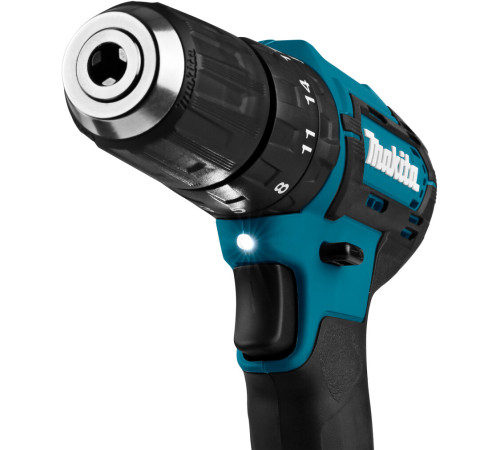 Дрель-шуруповерт аккумуляторная ударная Makita CXT HP333DWME, в кейсе