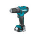 Дрель-шуруповерт аккумуляторная ударная Makita CXT HP333DWME, в кейсе