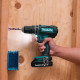 Дрель-шуруповерт аккумуляторная ударная Makita LXT DHP482SYE, в кейсе