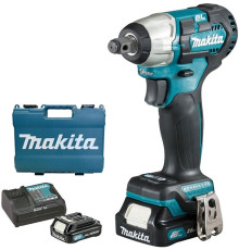 Гайковерт аккумуляторный ударный Makita CXT TW161DWAE, в комплекте с аккумулятором и зарядным устройством