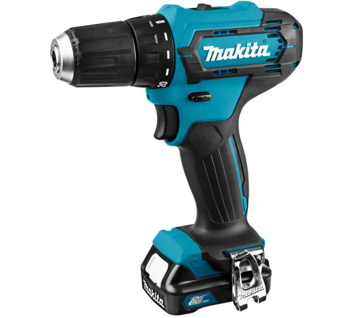 Аккумуляторная дрель-шуруповёрт Makita CXT DF333DWAE, в кейсе с набором бит