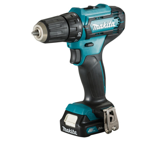 Аккумуляторная дрель-шуруповёрт Makita CXT DF333DWAE, в кейсе с набором бит