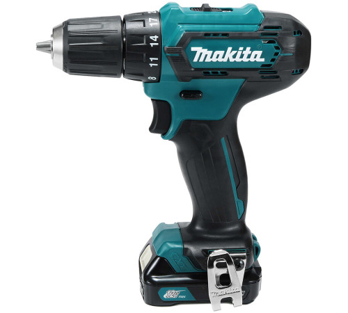 Аккумуляторная дрель-шуруповёрт Makita CXT DF333DWAE, в кейсе с набором бит