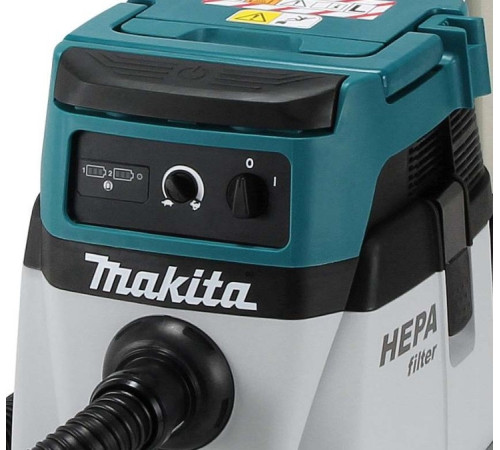 Строительный пылесос Makita DVC150LZ, гибридный (аккумулятор/сеть)