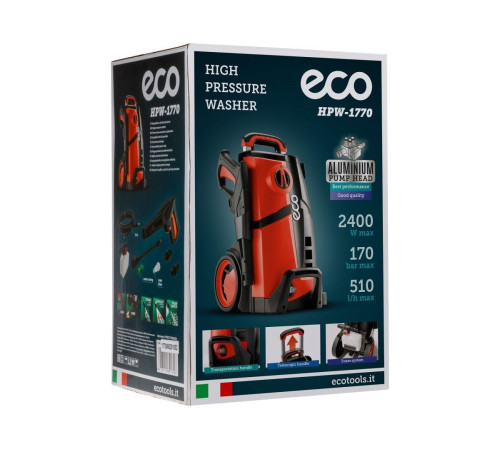Мойка высокого давления ECO HPW-1770, 170 бар