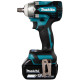Гайковерт аккумуляторный ударный Makita LXT DTW300RTJ, MAKPAC