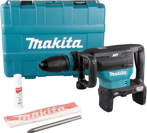 Молоток отбойный аккумуляторный Makita XGT HM002GZ03, SDS-Max, без аккумулятора и зарядного устройства