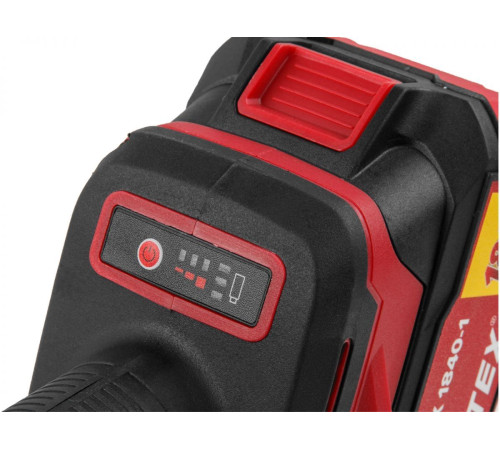 Аккумуляторная углошлифмашина Wortex LX CAG 1812-1 E в кейсе ALL1 XLT SET бесщёточная, 18 В, 125 мм, 8000 об/мин
