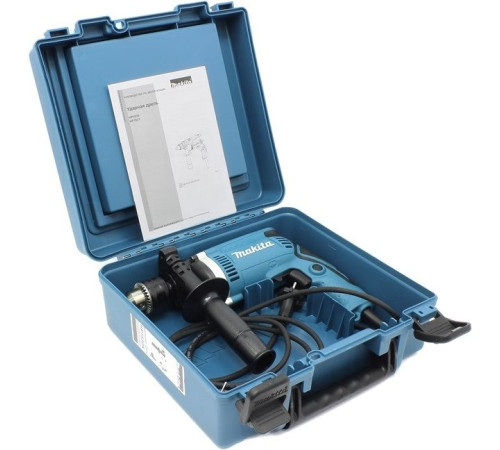 Ударная дрель Makita HP1630K в чемодане