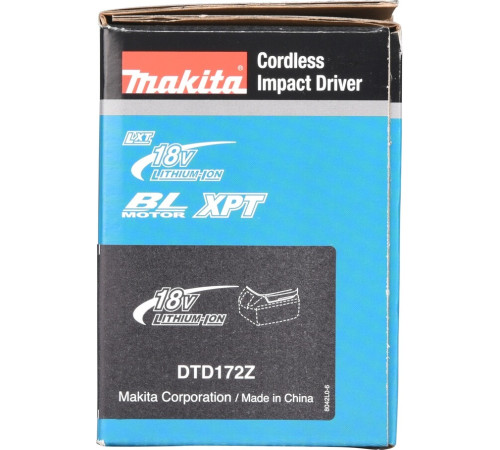 Шуруповерт (винтоверт) аккумуляторный ударный Makita LXT DTD172Z