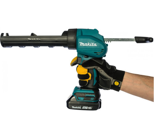Пистолет для герметика аккумуляторный Makita LXT DCG180RYE (в кейсе, с аккумулятором и зарядным устройством)