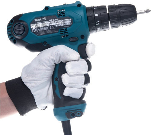 Дрель-шуруповерт сетевая ударная Makita HP0300