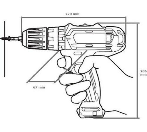 Дрель-шуруповерт сетевая ударная Makita HP0300