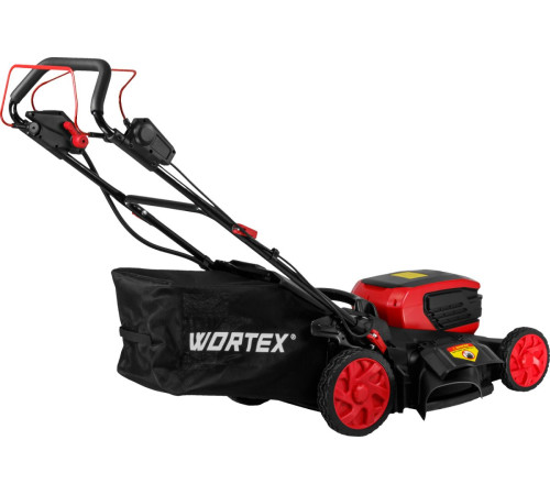 Газонокосилка аккумуляторная Wortex CLM 4536-4 XLT, без аккумулятора и зарядного устройства (самоходная, складная, ширина 51 см)
