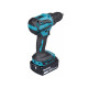 Аккумуляторная ударная дрель-шуруповёрт Makita LXT DHP490SF1J, в кейсе MAKPAC