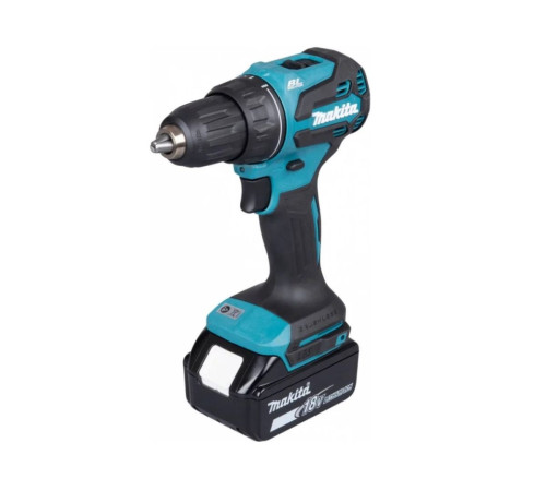 Аккумуляторная ударная дрель-шуруповёрт Makita LXT DHP490SF1J, в кейсе MAKPAC