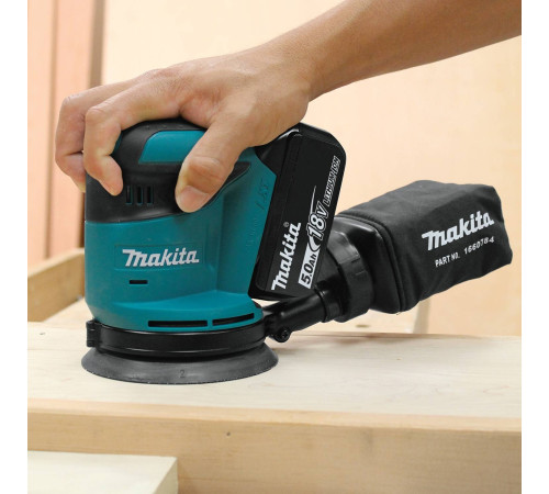 Шлифмашина эксцентриковая (орбитальная) аккумуляторная Makita LXT DBO180Z