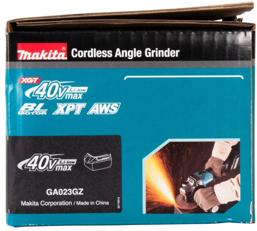 Аккумуляторная угловая шлифмашина Makita XGT GA023GZ